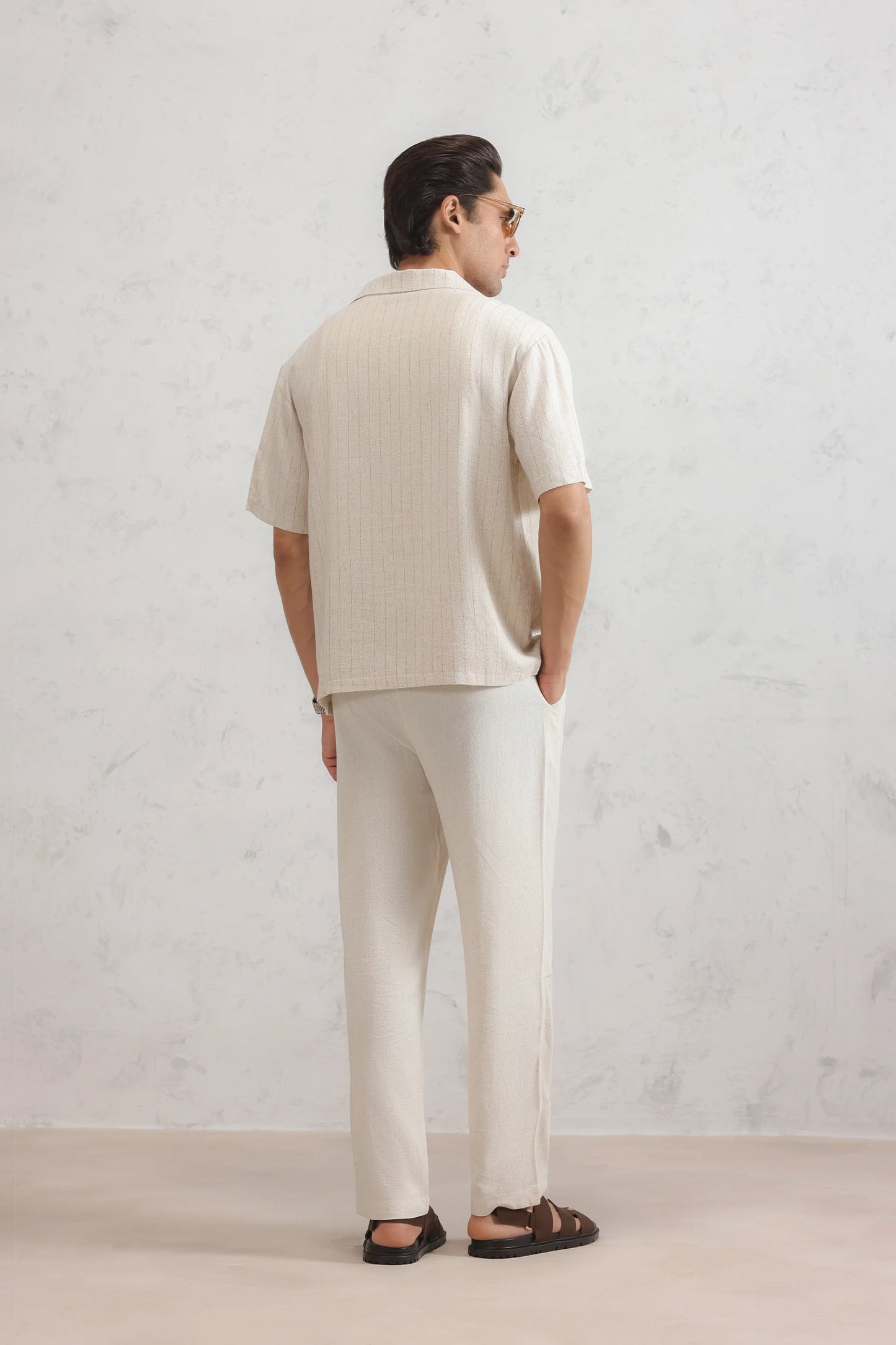 Pinstripe Linen Shirt
