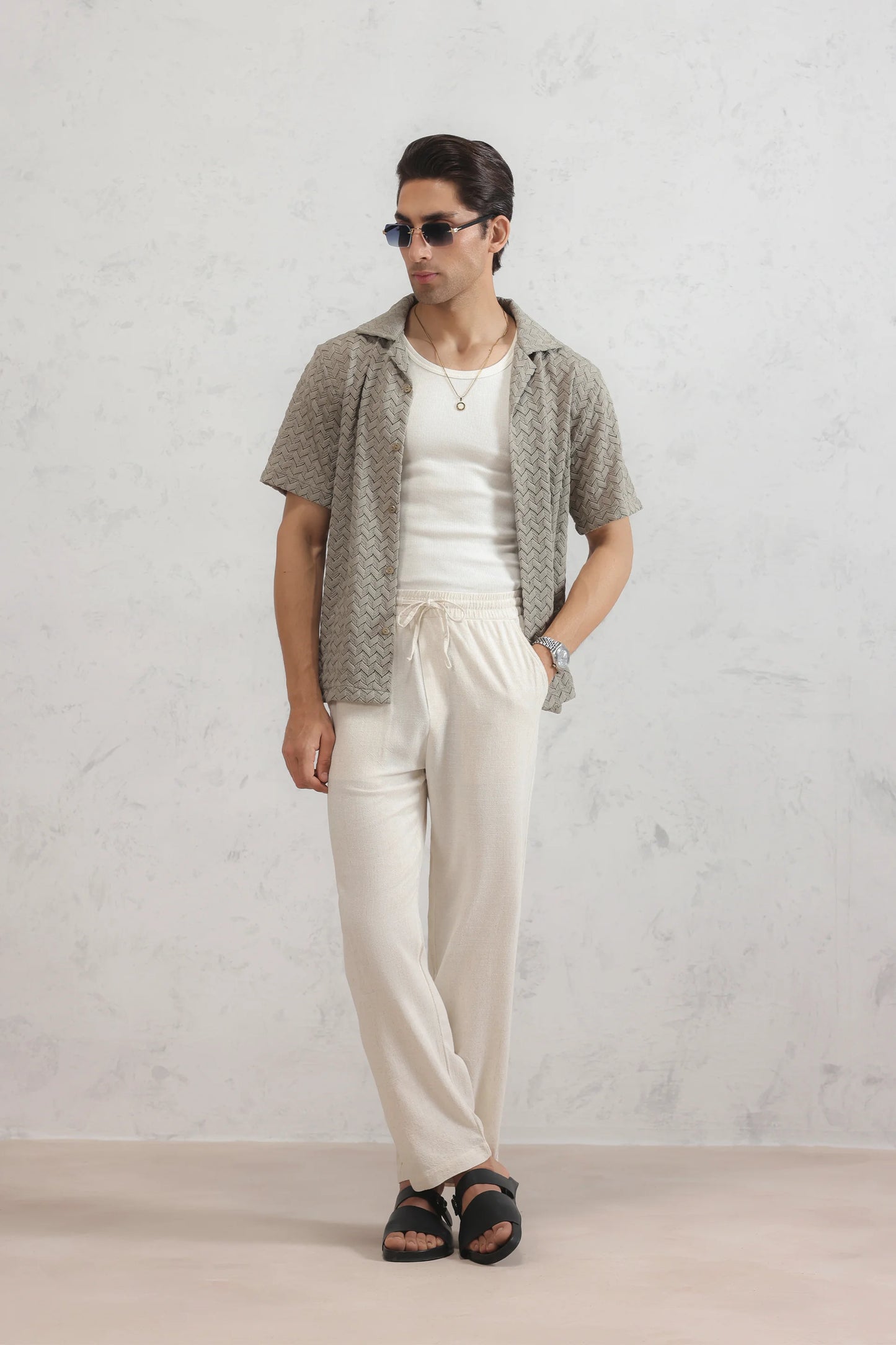 Crochet Knit Shirt