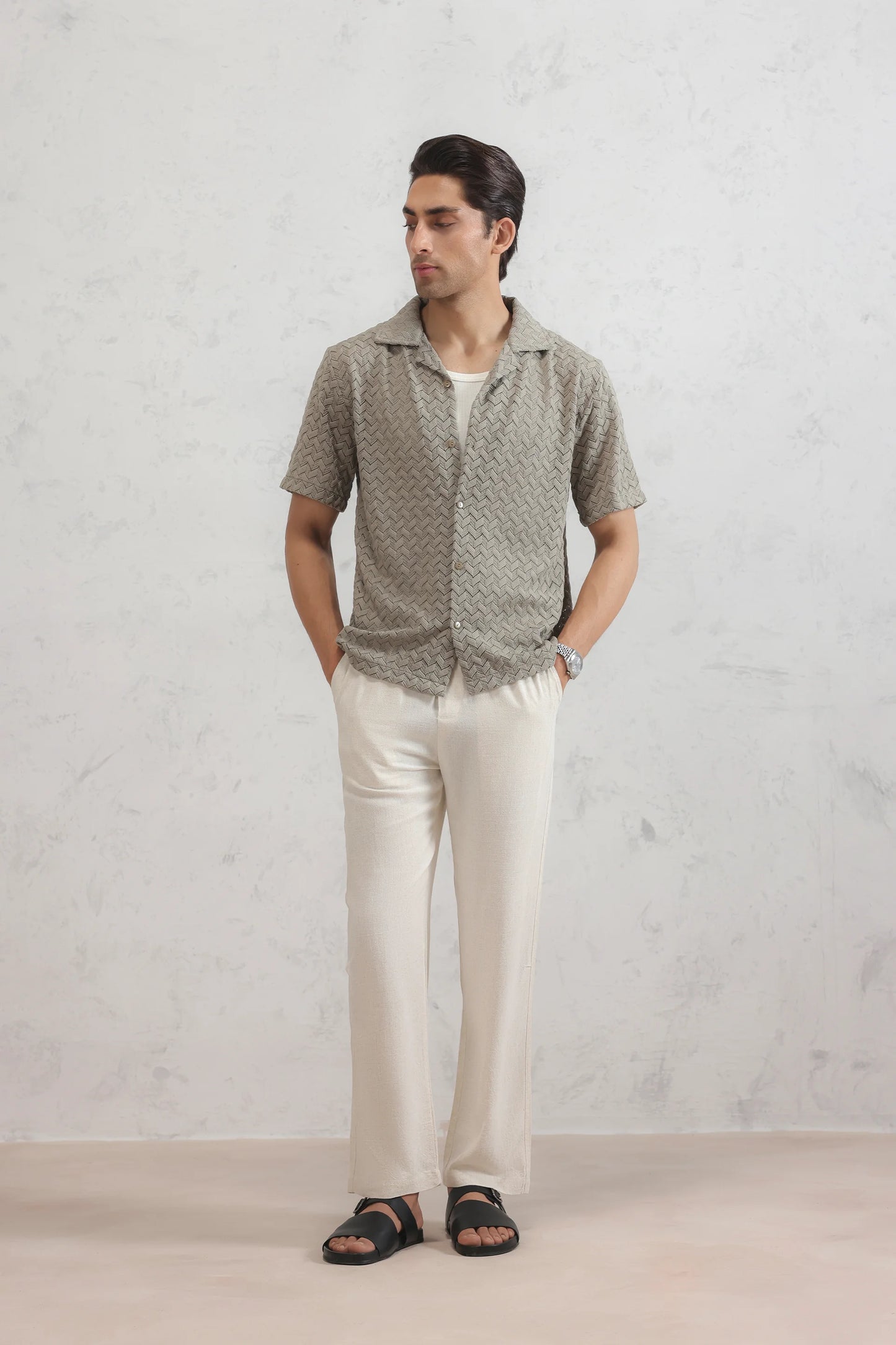 Crochet Knit Shirt