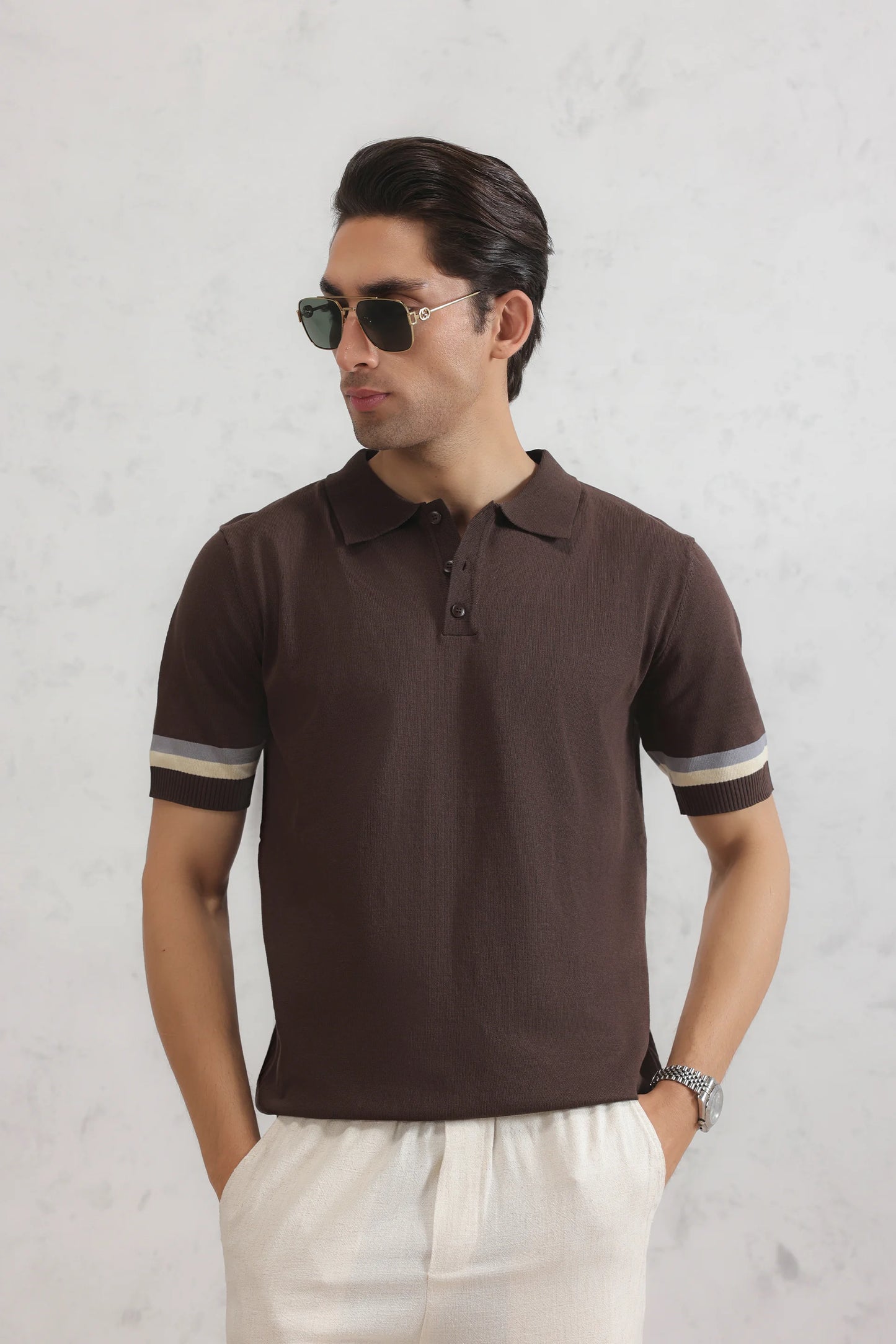 Viscose Knit Polo