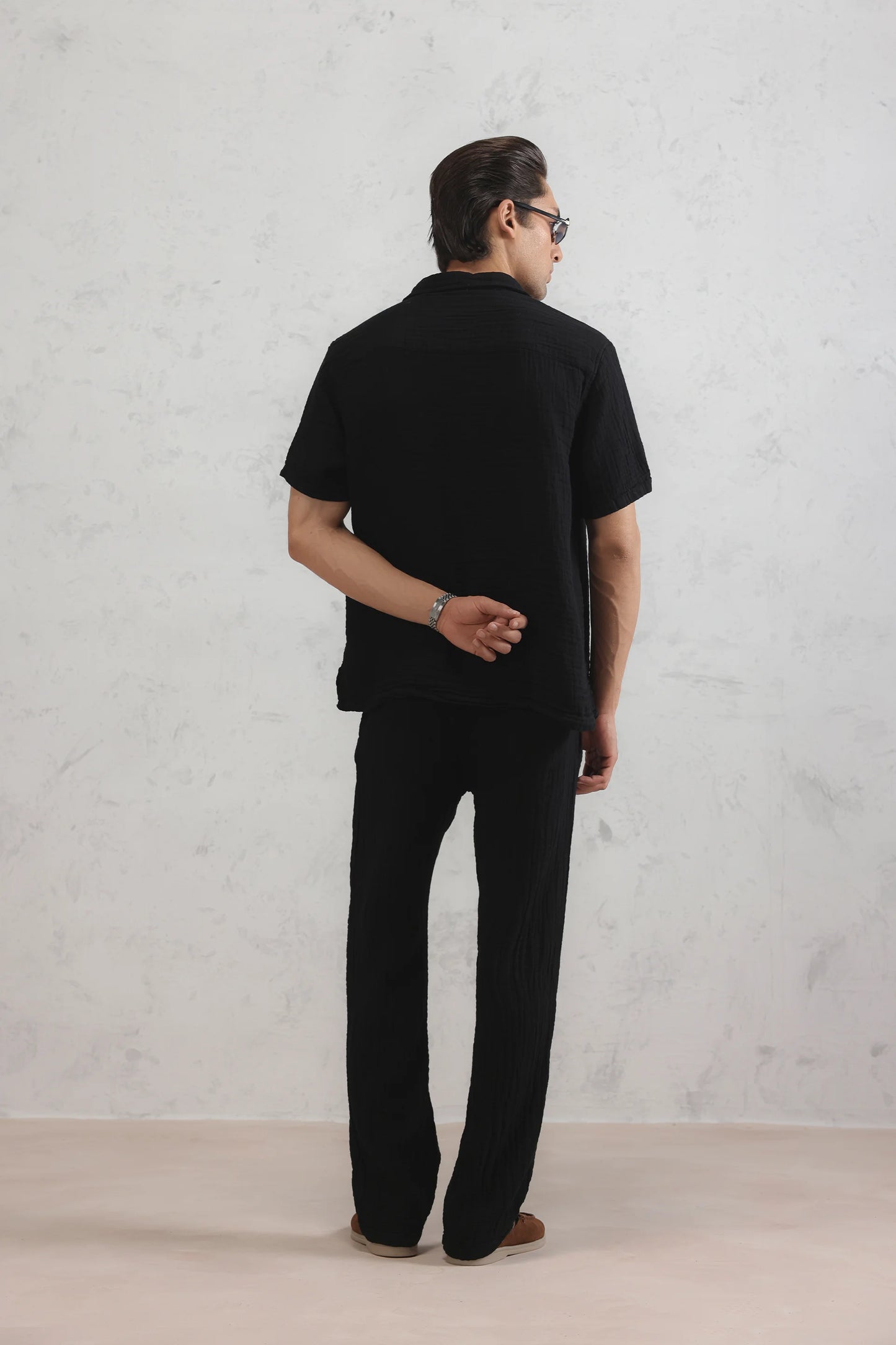 Resort Collar Muslin Shirt