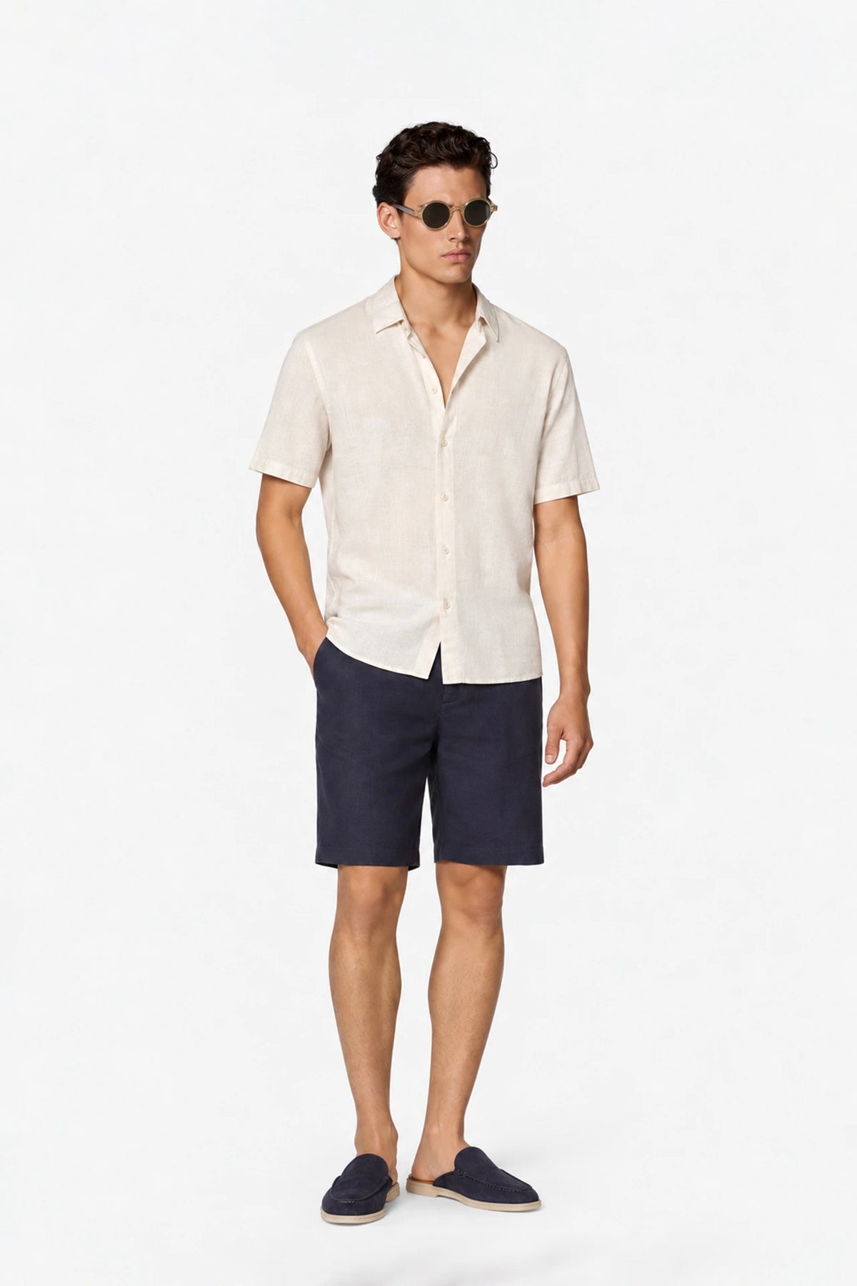 Shortsleeve Linen Shirt
