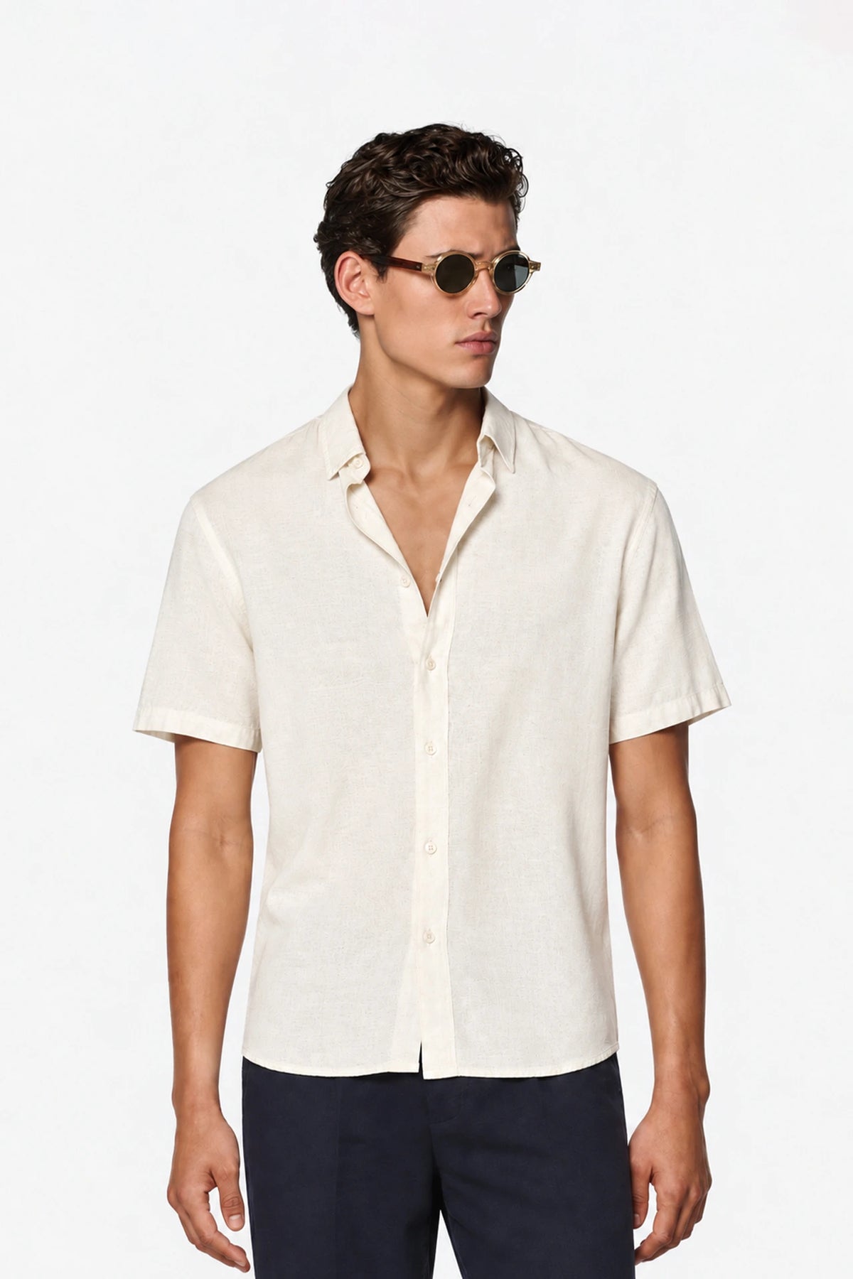 Shortsleeve Linen Shirt