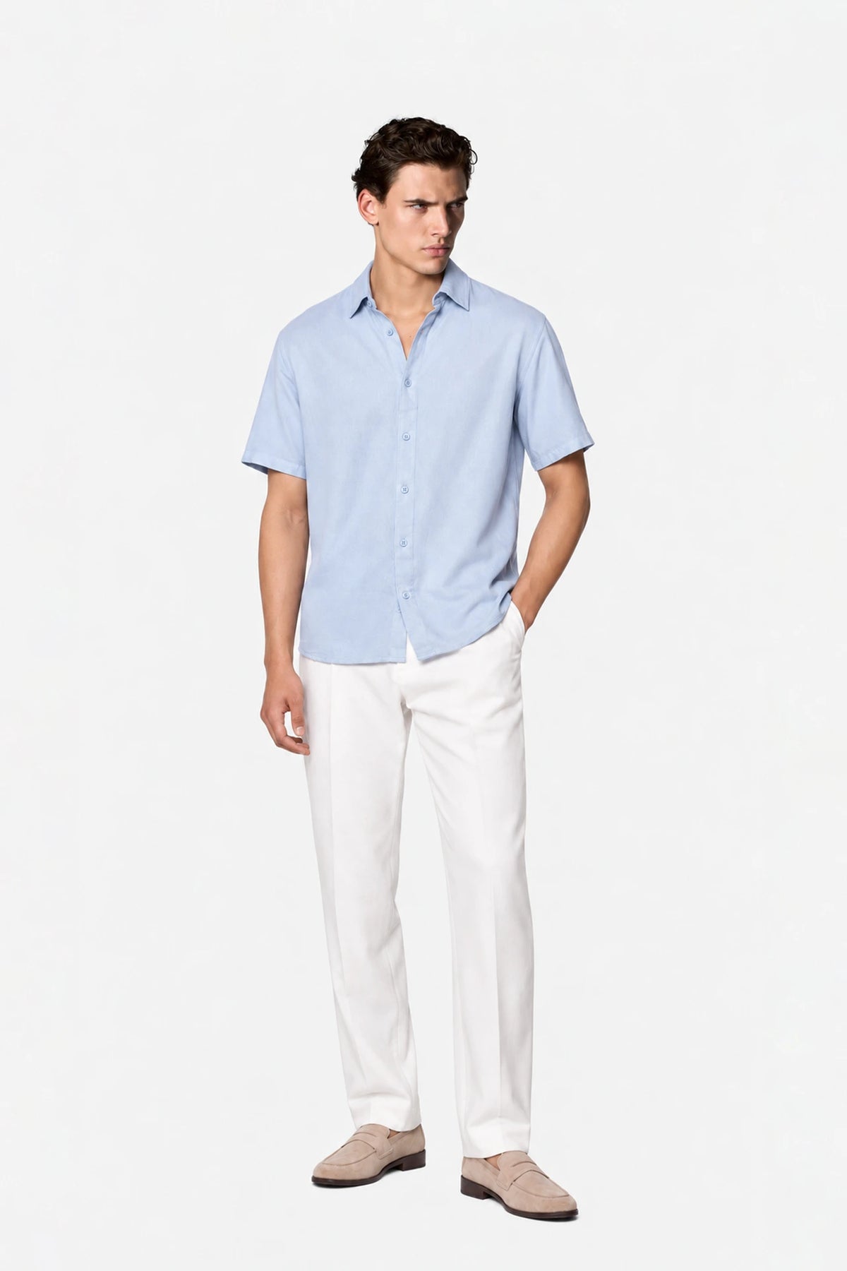 Shortsleeve Linen Shirt