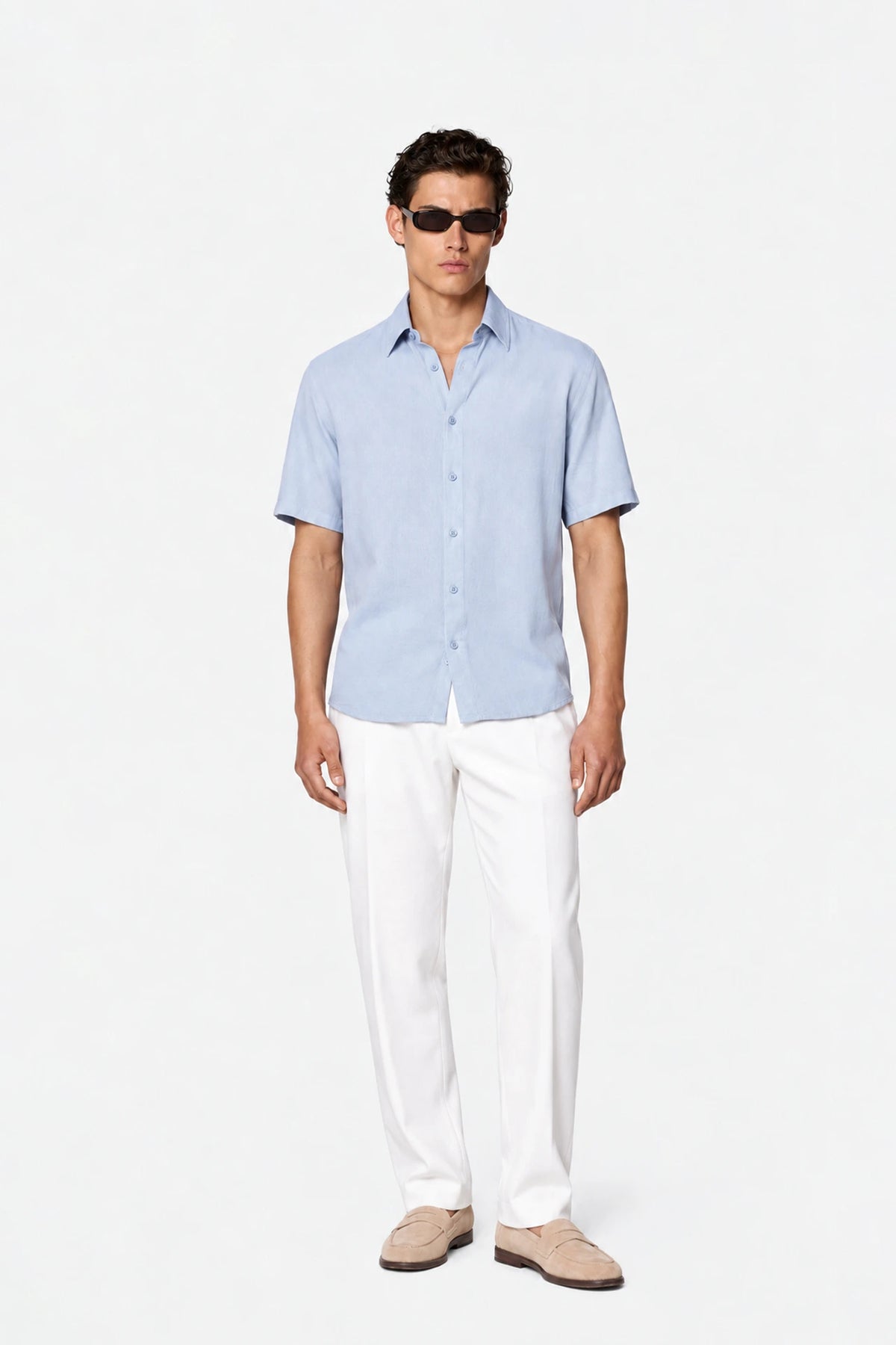 Shortsleeve Linen Shirt