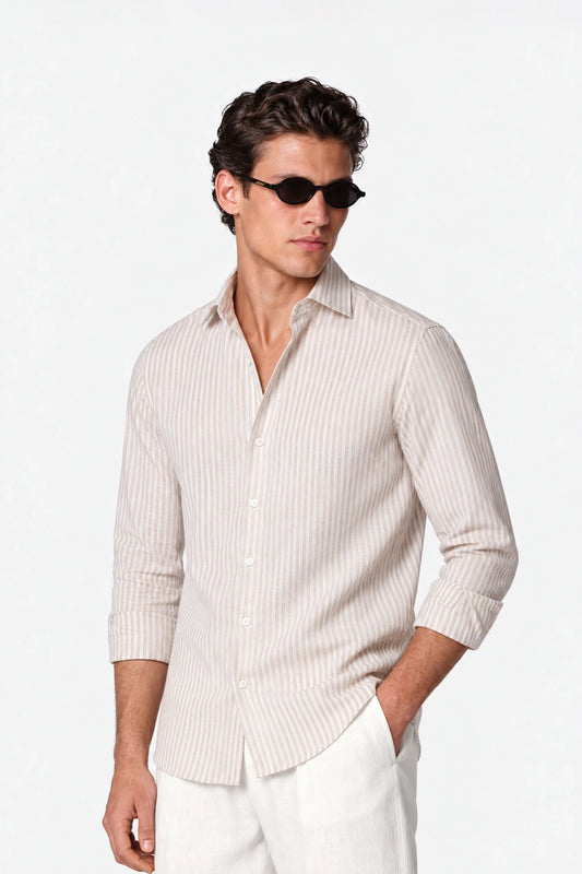 Pink Pinstripe Shirt