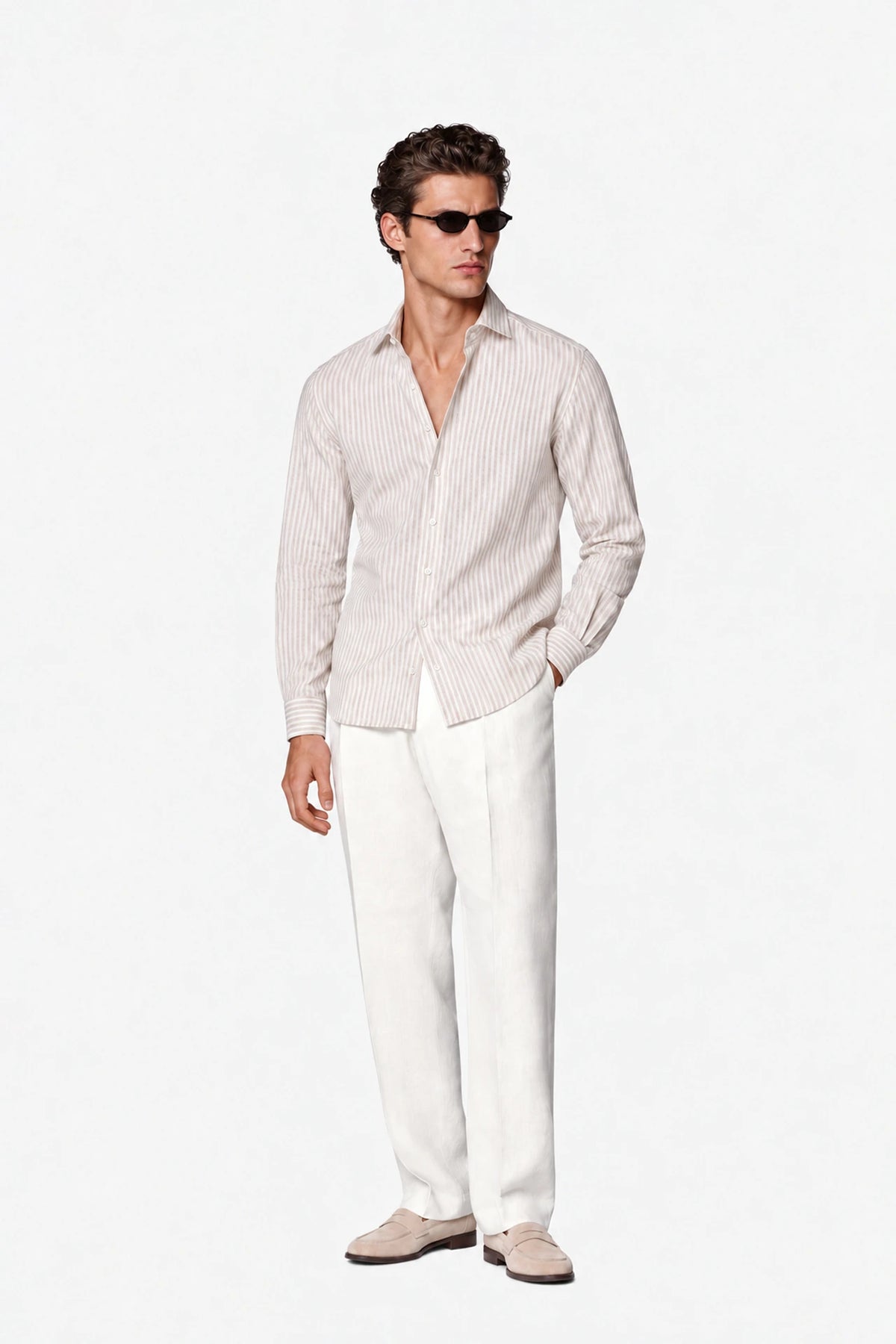 Pink Pinstripe Shirt