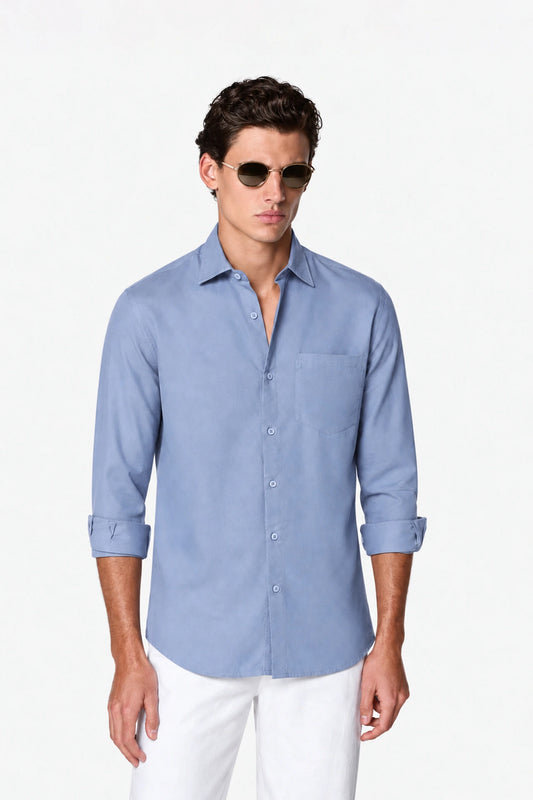 Tailored Fit Linen Shirt