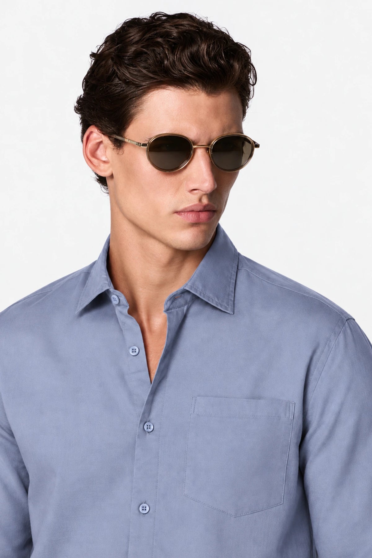 Tailored Fit Linen Shirt