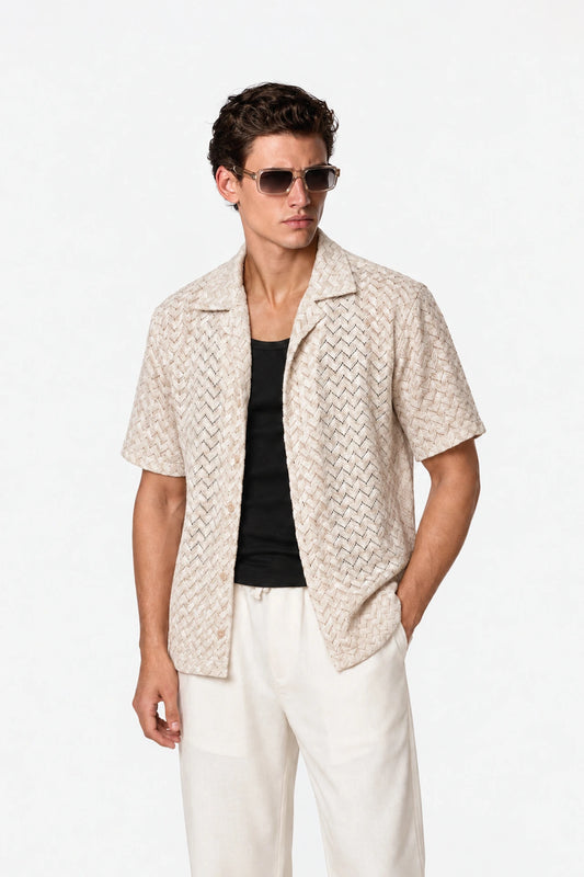 Crochet Knit Shirt