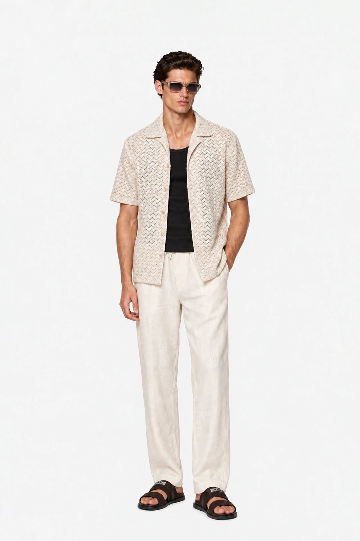 Crochet Knit Shirt