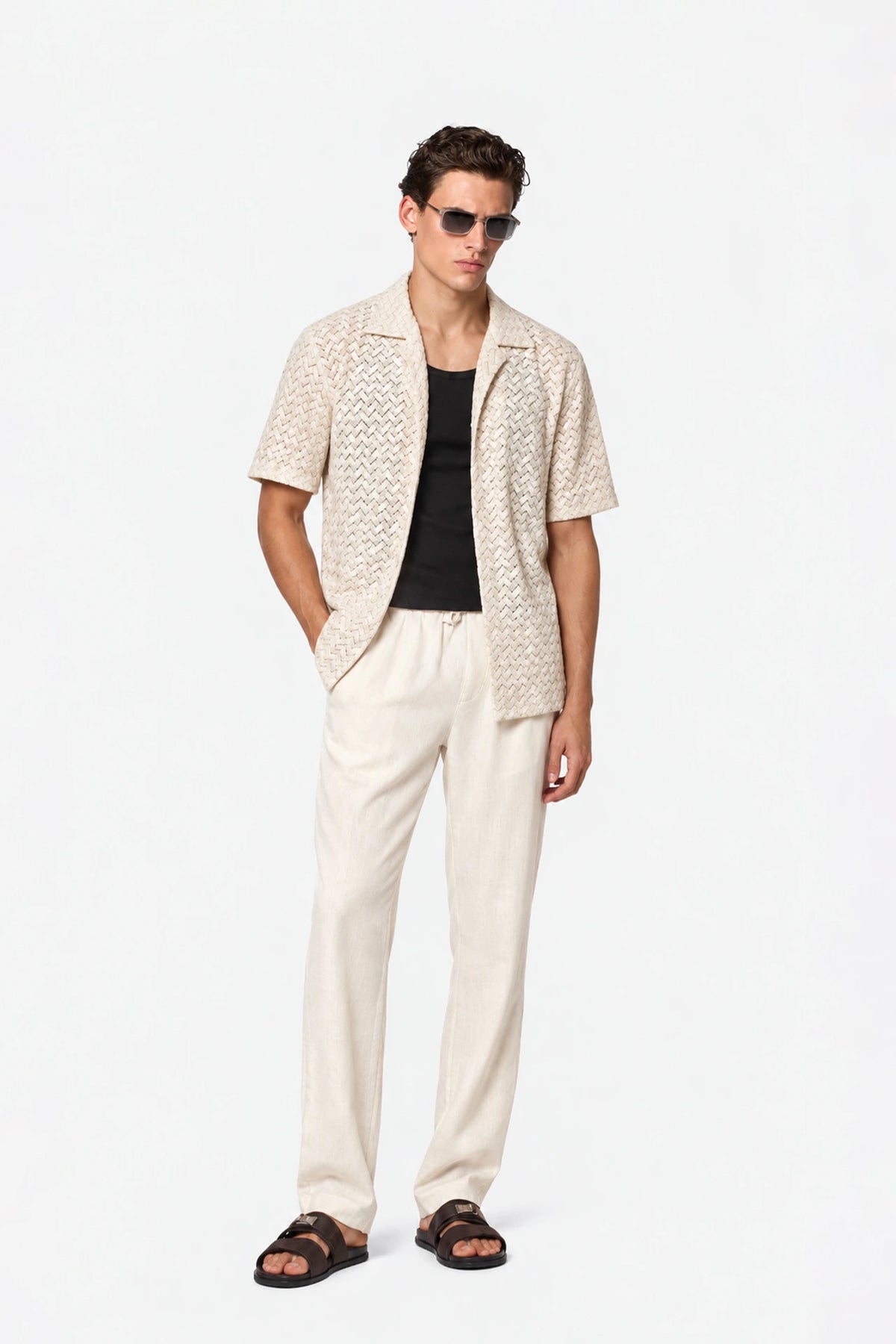 Crochet Knit Shirt