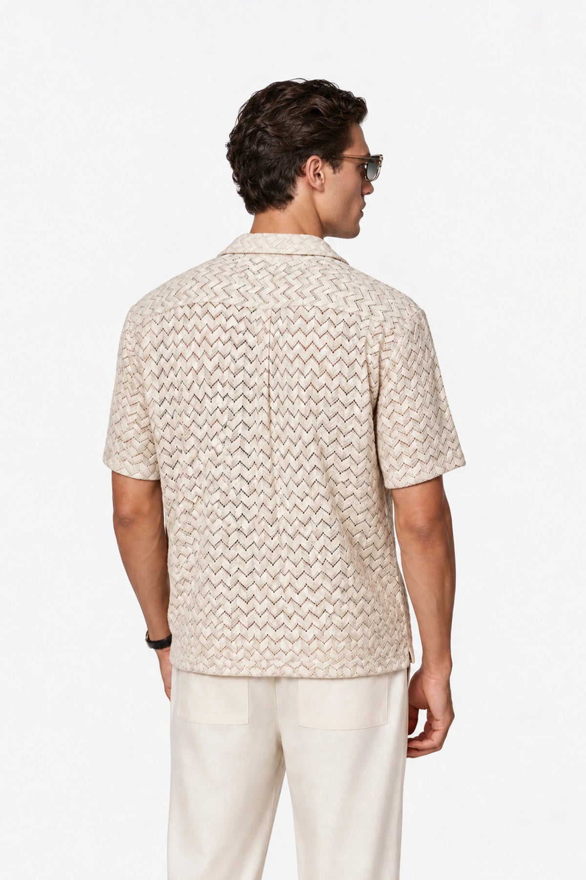 Crochet Knit Shirt