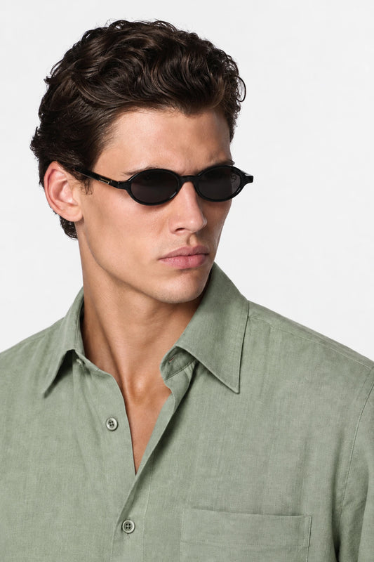 Tailored Fit Linen Shirt