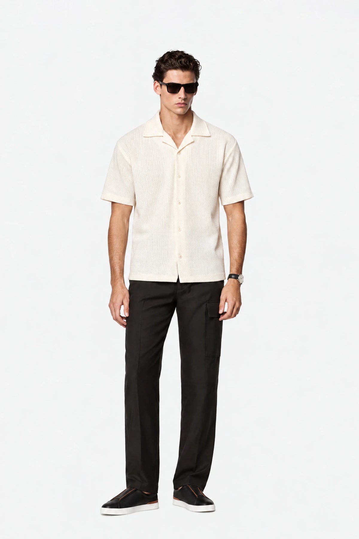 Waffle Knit Shirt