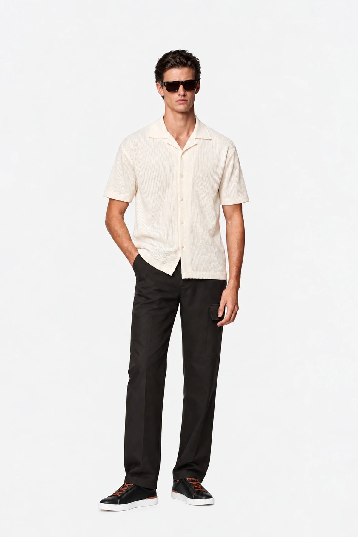 Waffle Knit Shirt