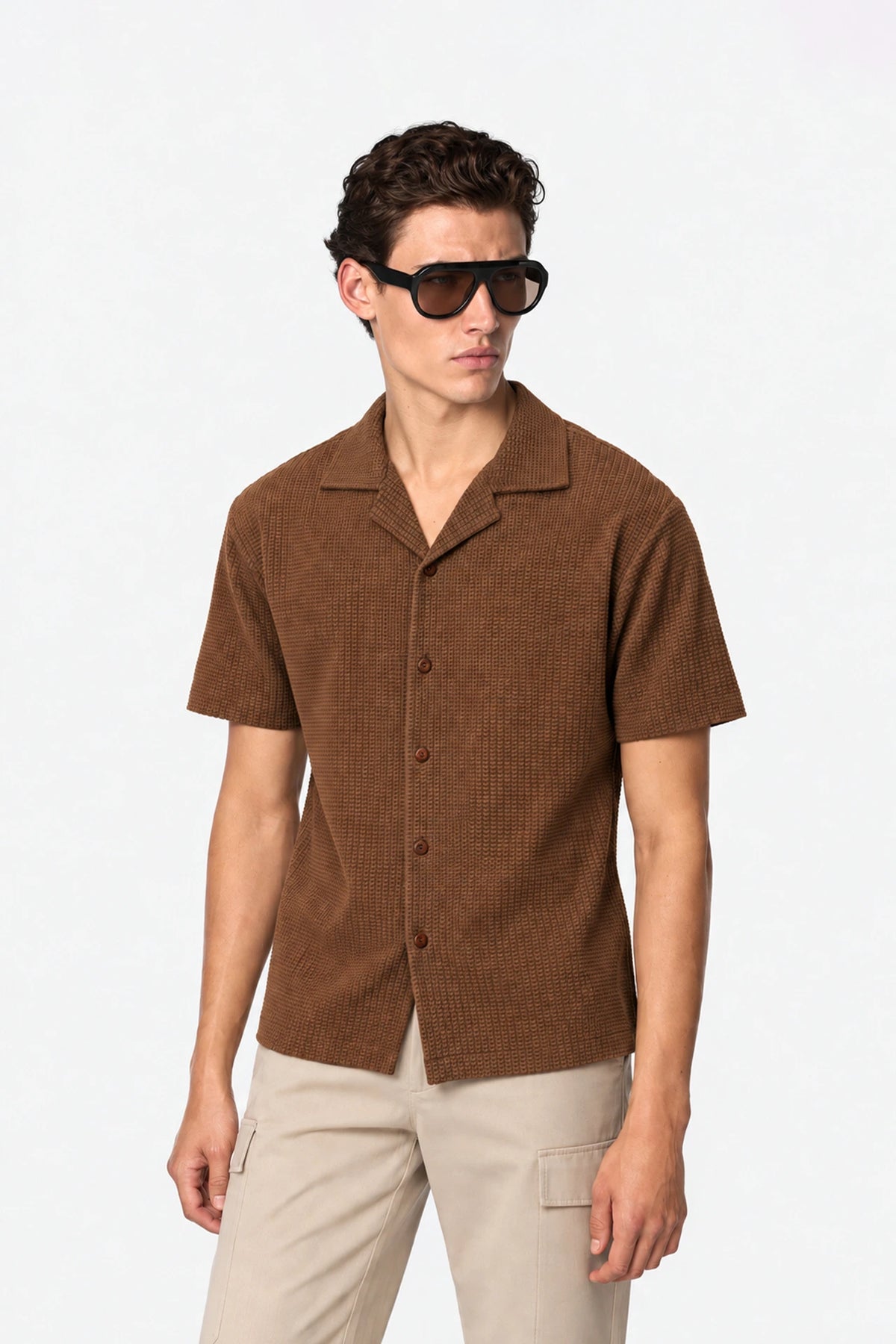 Waffle Knit Shirt