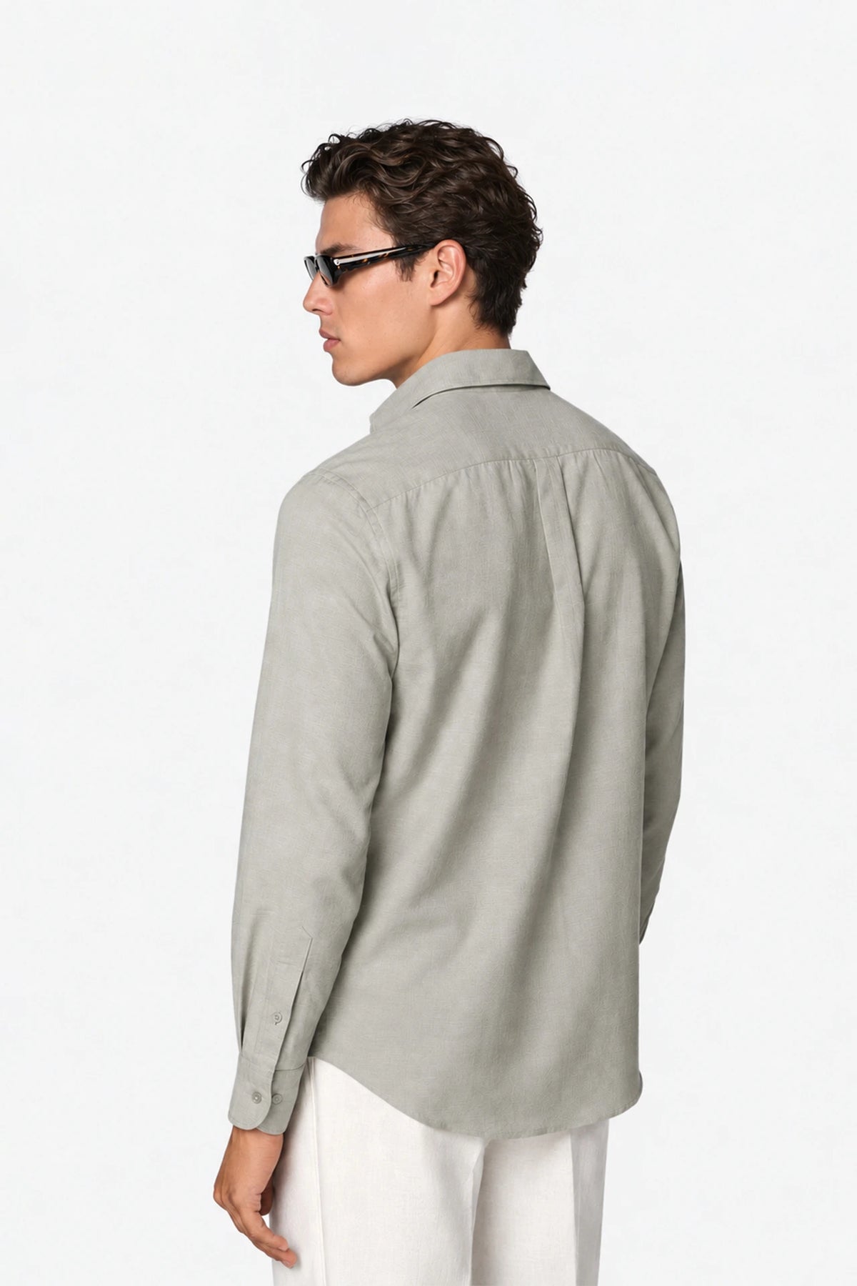 Tailored Fit Linen Shirt
