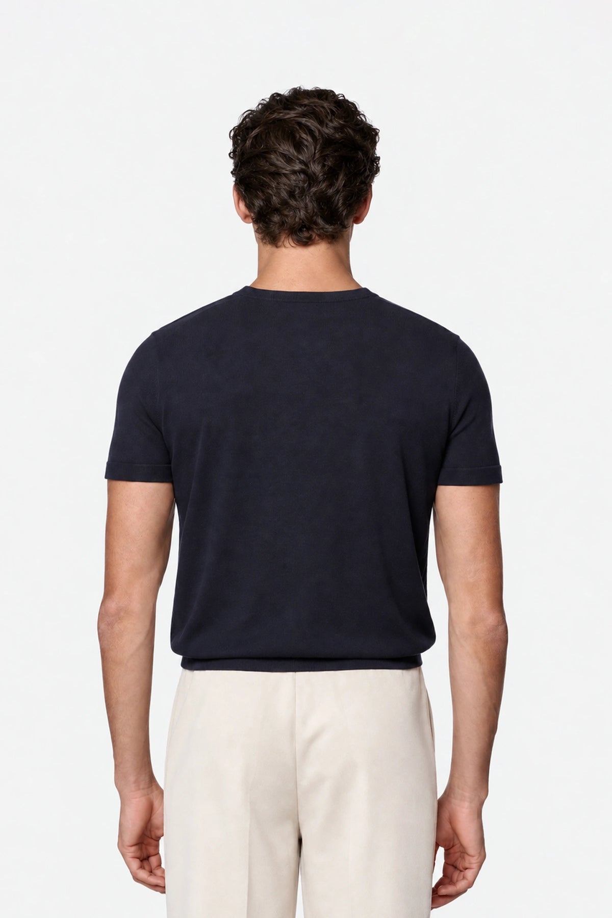 Lyocell Knit T-Shirt