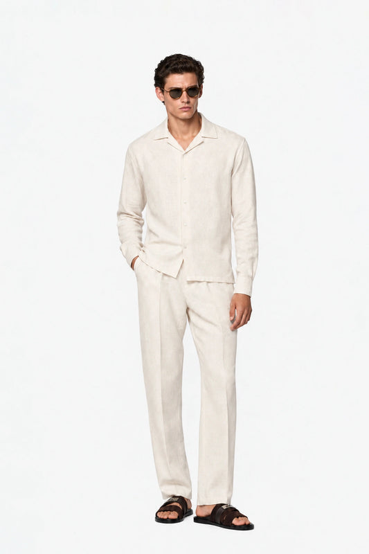Ivory Linen Co-Ord Set