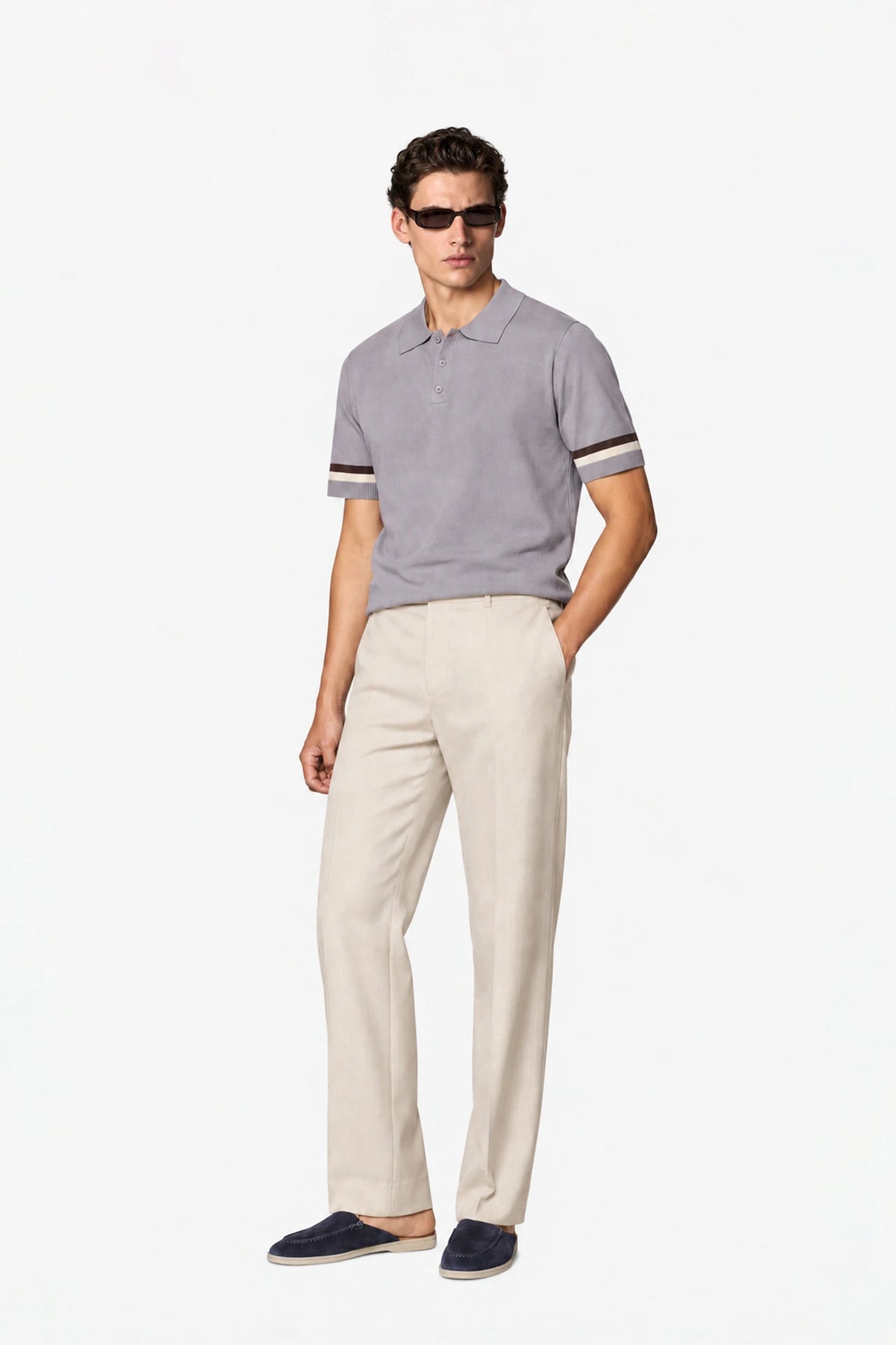 Viscose Knit Polo