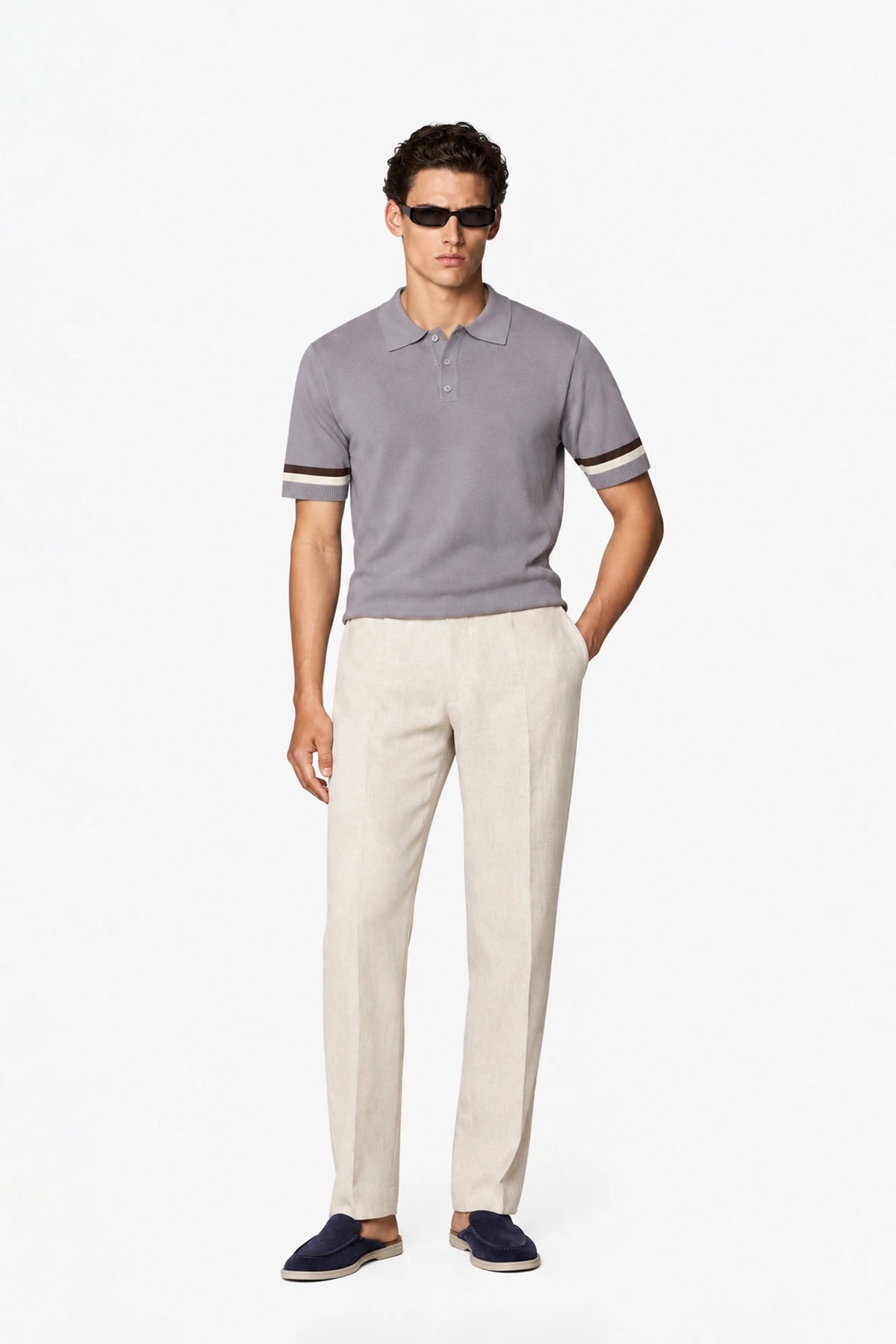Viscose Knit Polo