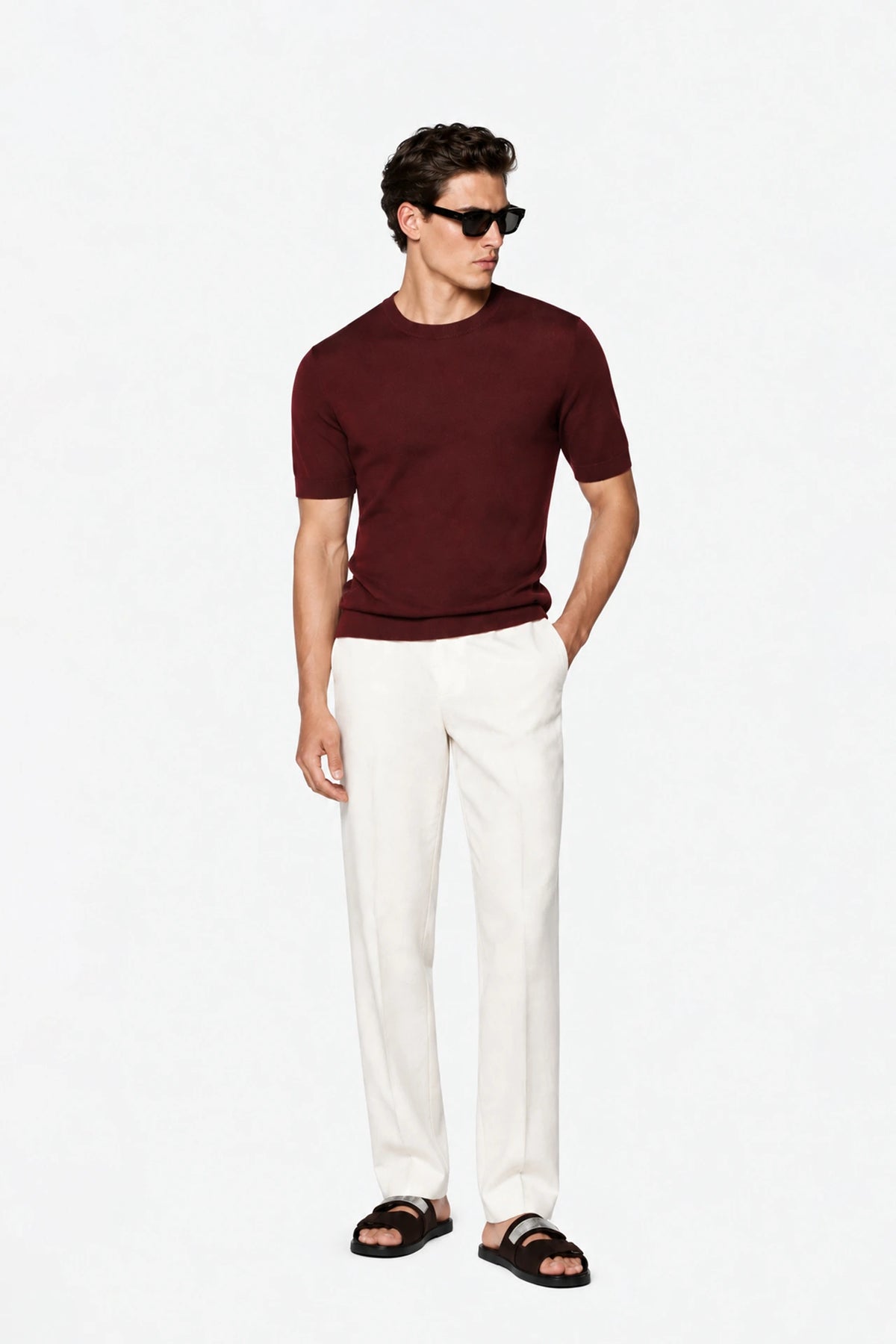 Fine Knit T-Shirt