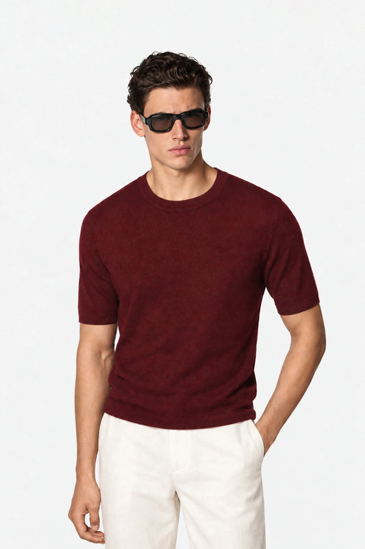 Fine Knit T-Shirt