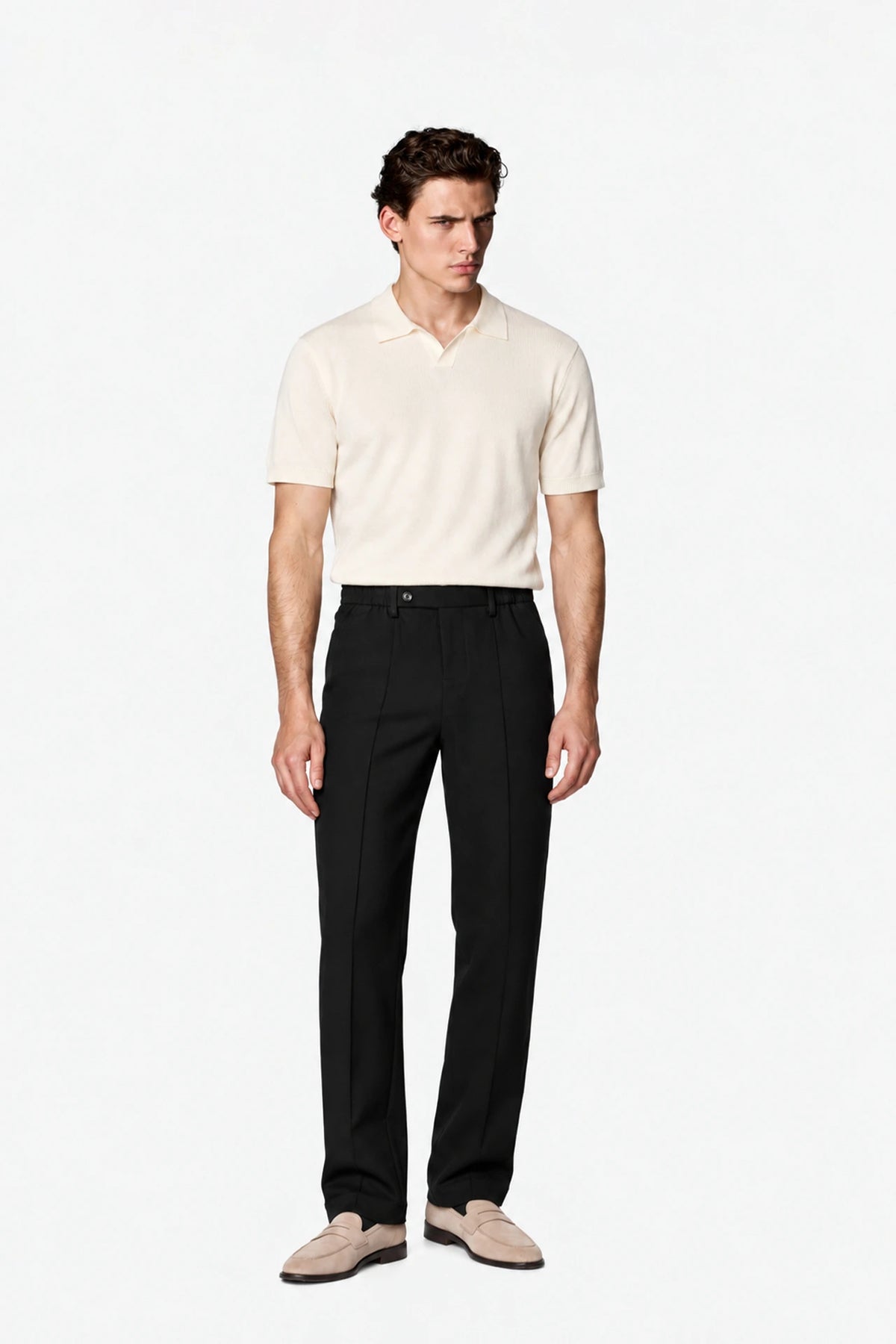 Lyocell Knit Polo