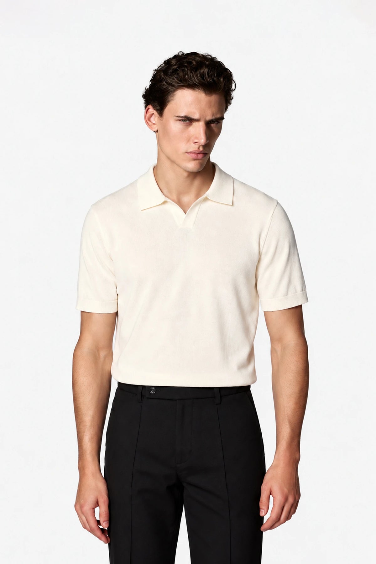 Lyocell Knit Polo