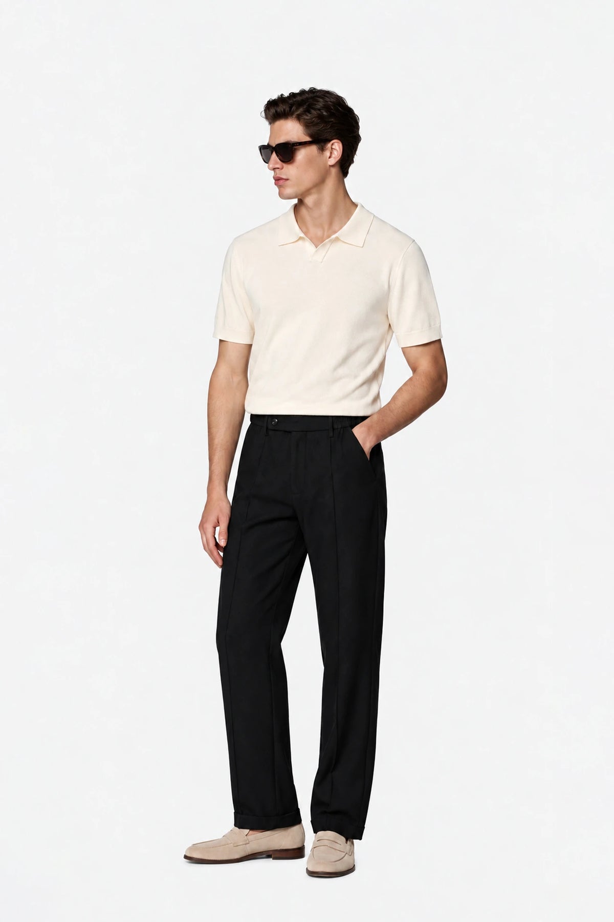 Lyocell Knit Polo