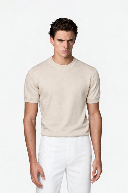 Fine Knit T-Shirt