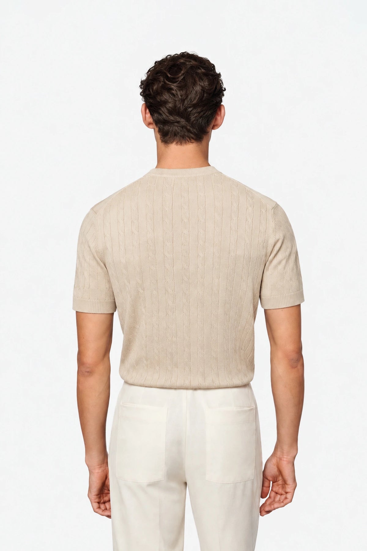 Cable Knit T-Shirt