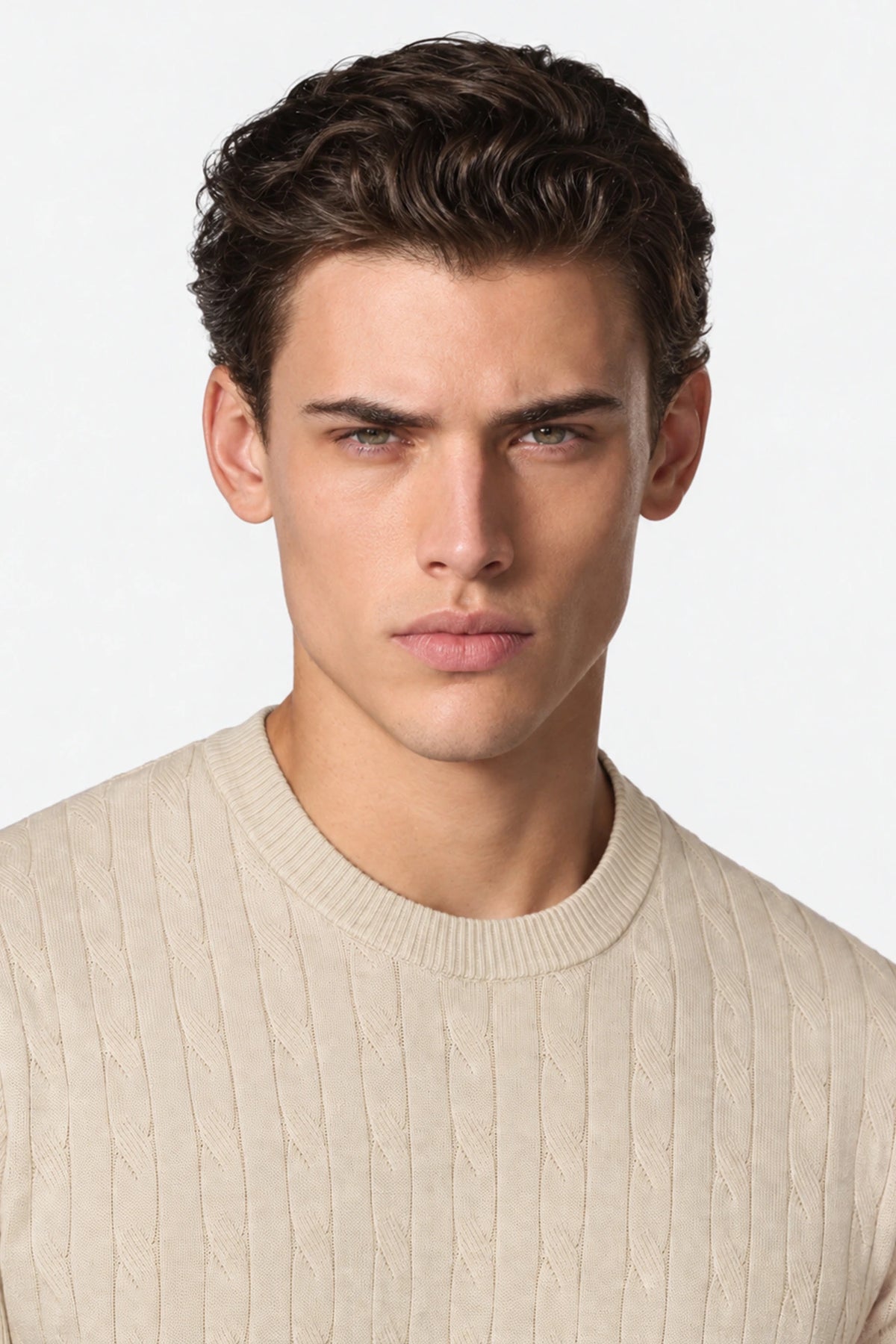 Cable Knit T-Shirt
