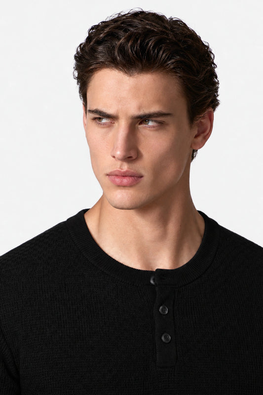 Textured Henley