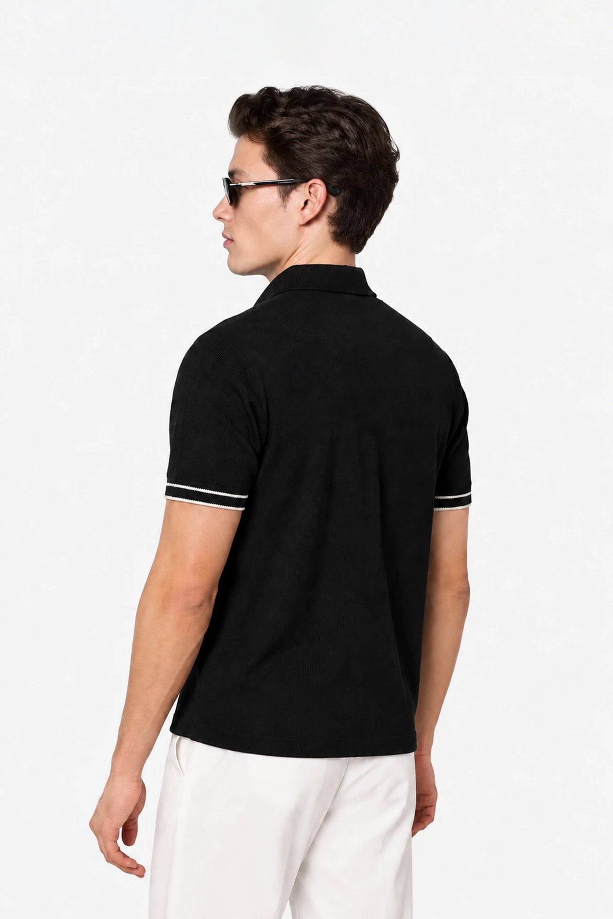 Tipping Quarter Zip Polo
