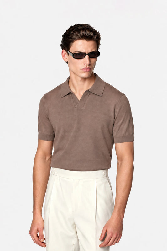 Lyocell Knit Polo