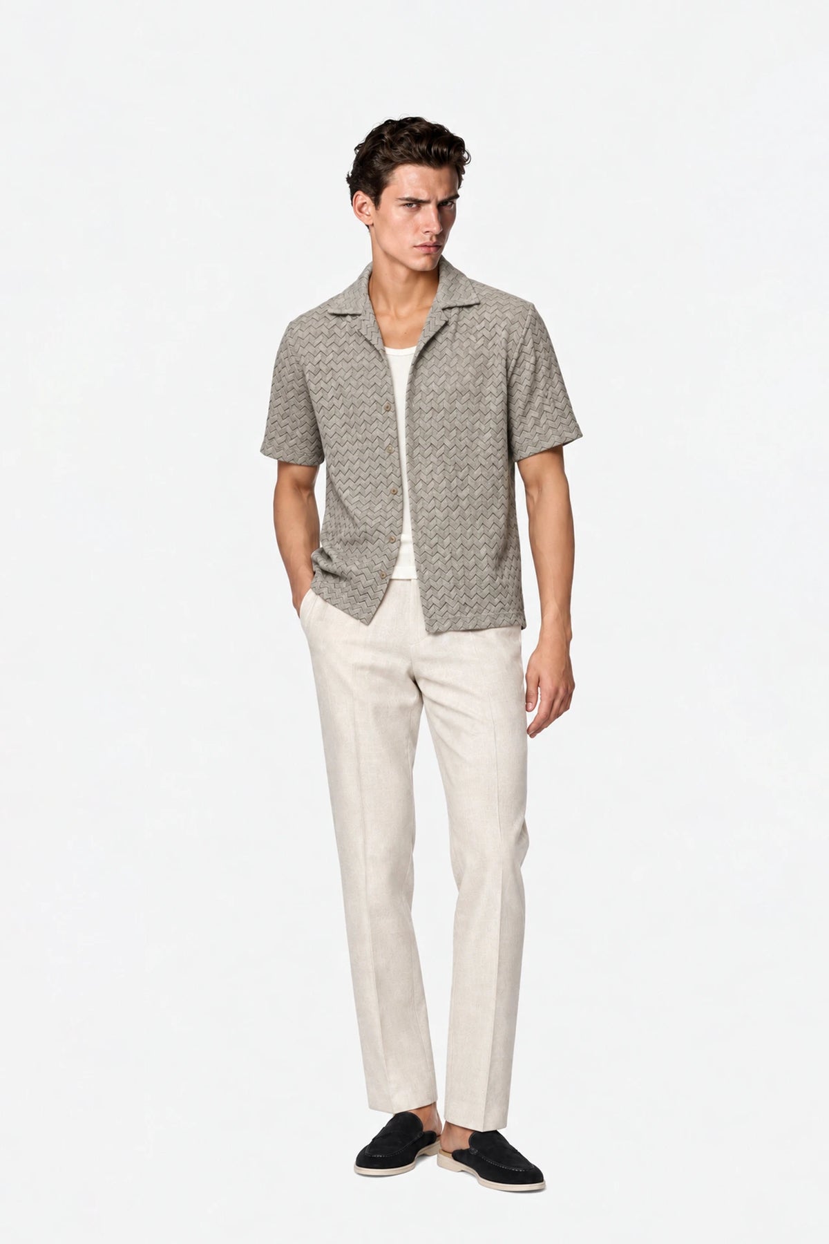 Crochet Knit Shirt