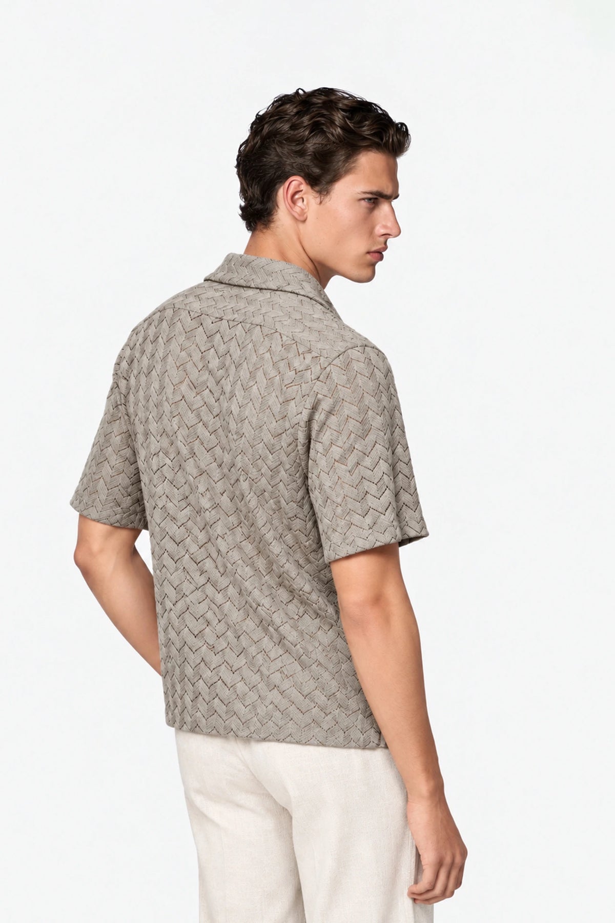 Crochet Knit Shirt