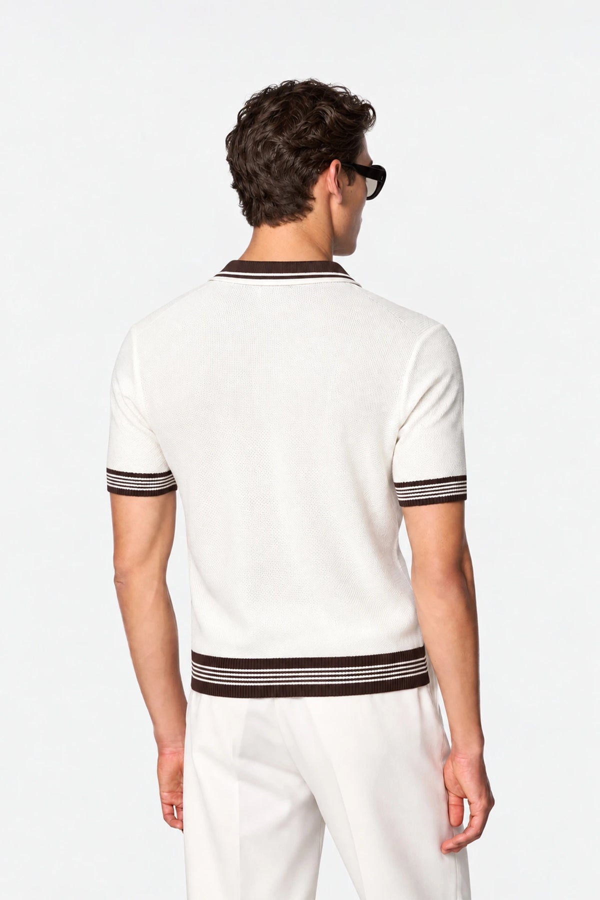 Fine Gauge Knit Polo