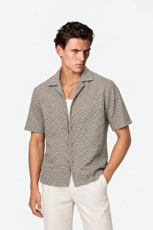 Crochet Knit Shirt