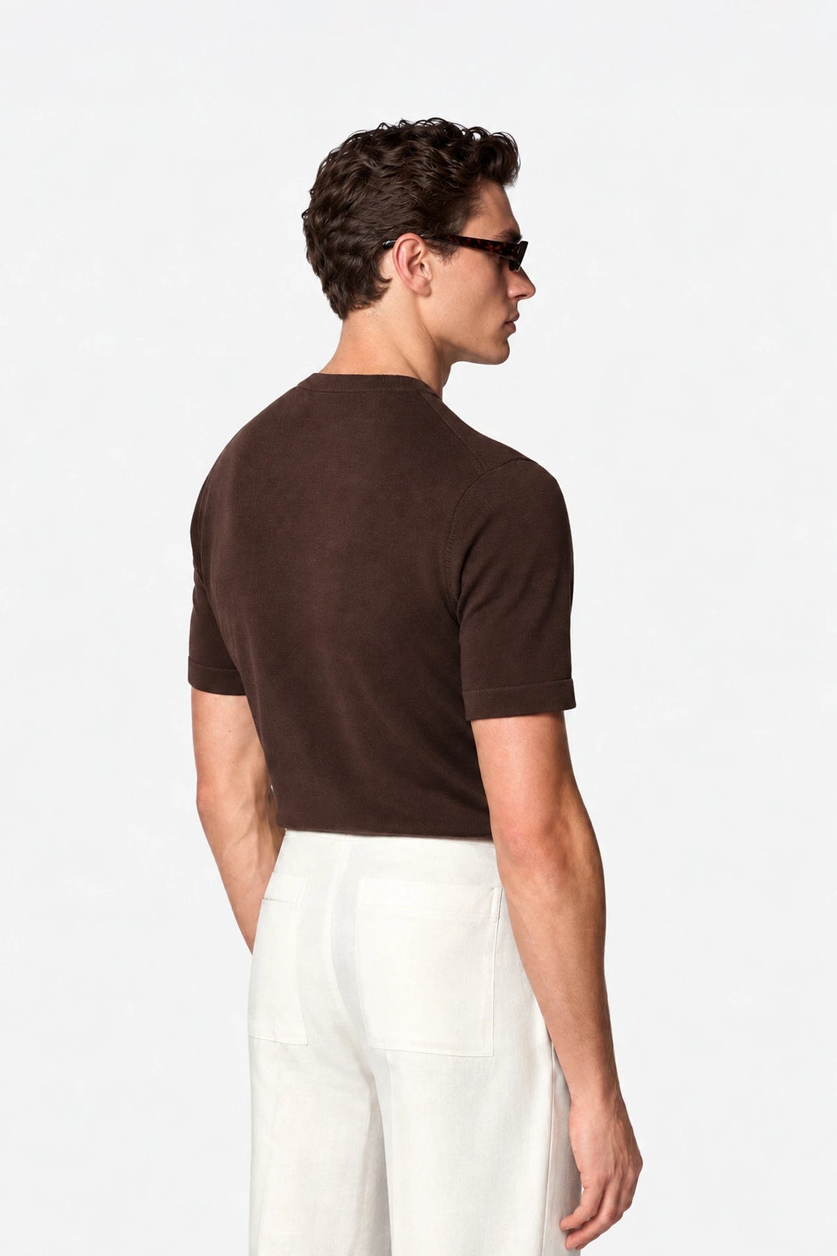 Lyocell Knit T-Shirt