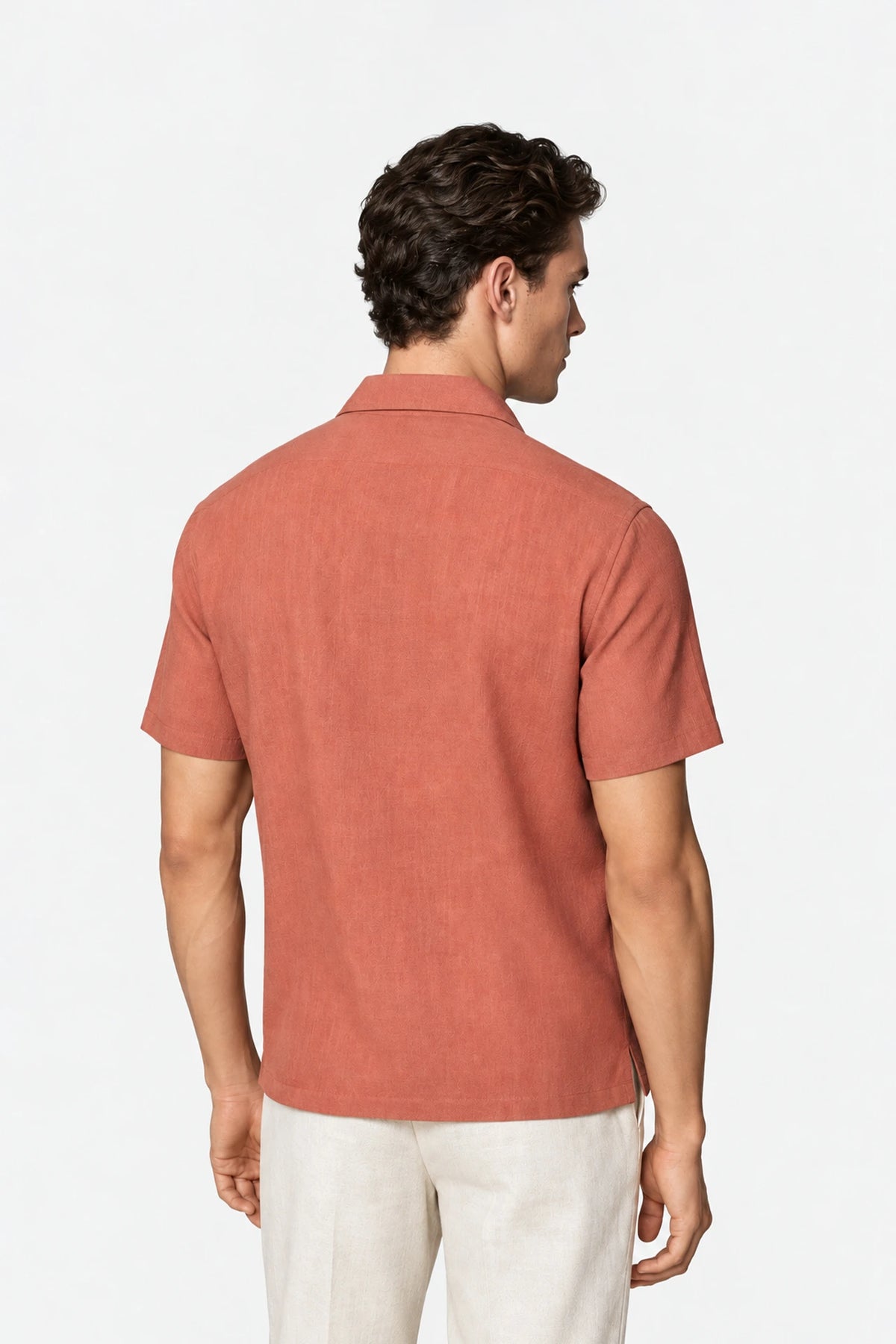 Resort Collar Linen Shirt