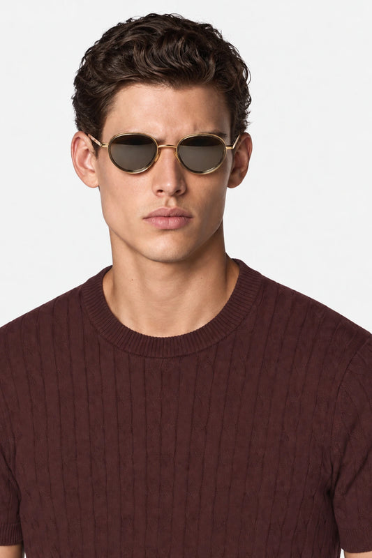 Cable Knit T-Shirt