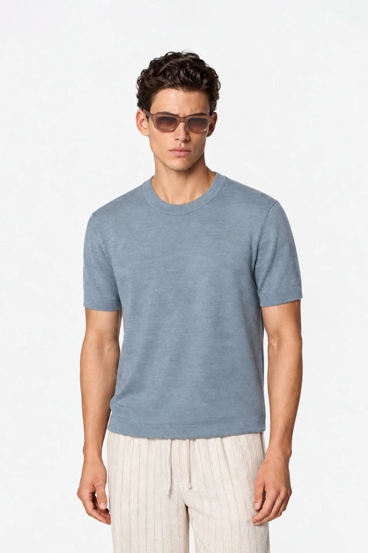 Fine Knit T-Shirt