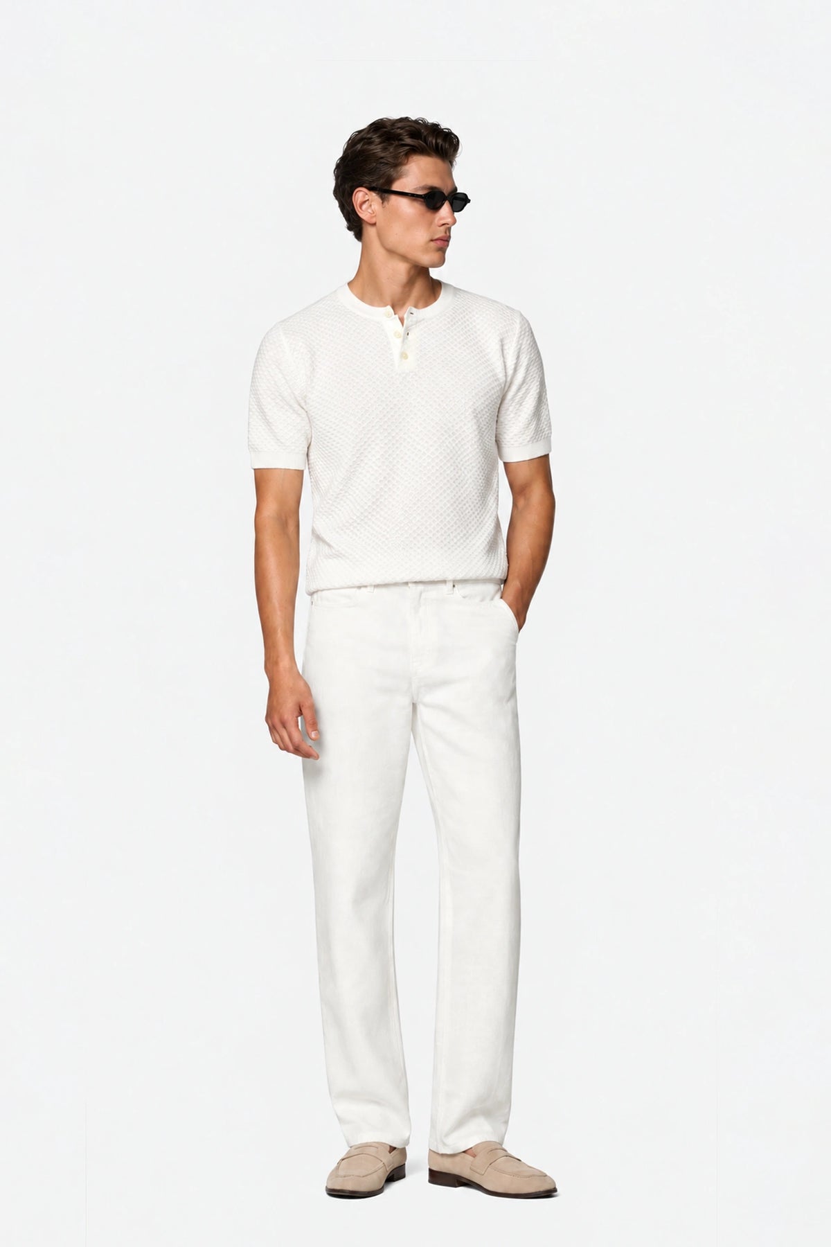 Textured Henley